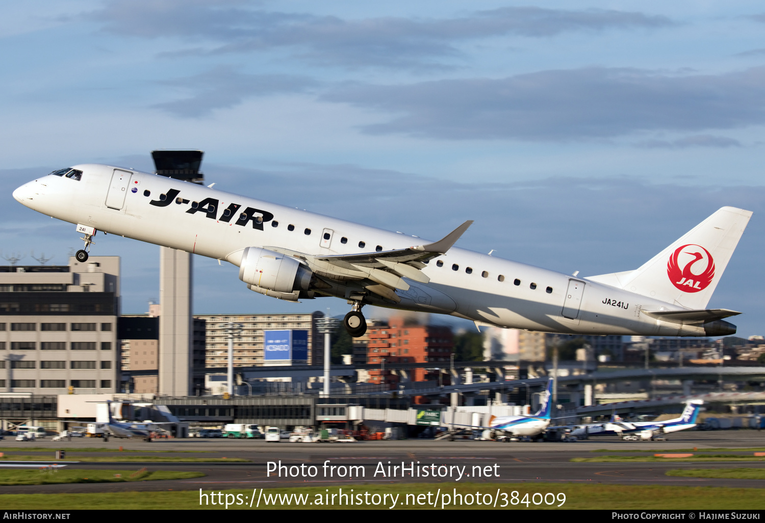 Aircraft Photo of JA241J | Embraer 190STD (ERJ-190-100STD) | J-Air | AirHistory.net #384009