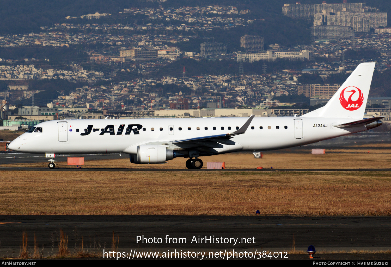 Aircraft Photo of JA244J | Embraer 190STD (ERJ-190-100STD) | J-Air | AirHistory.net #384012