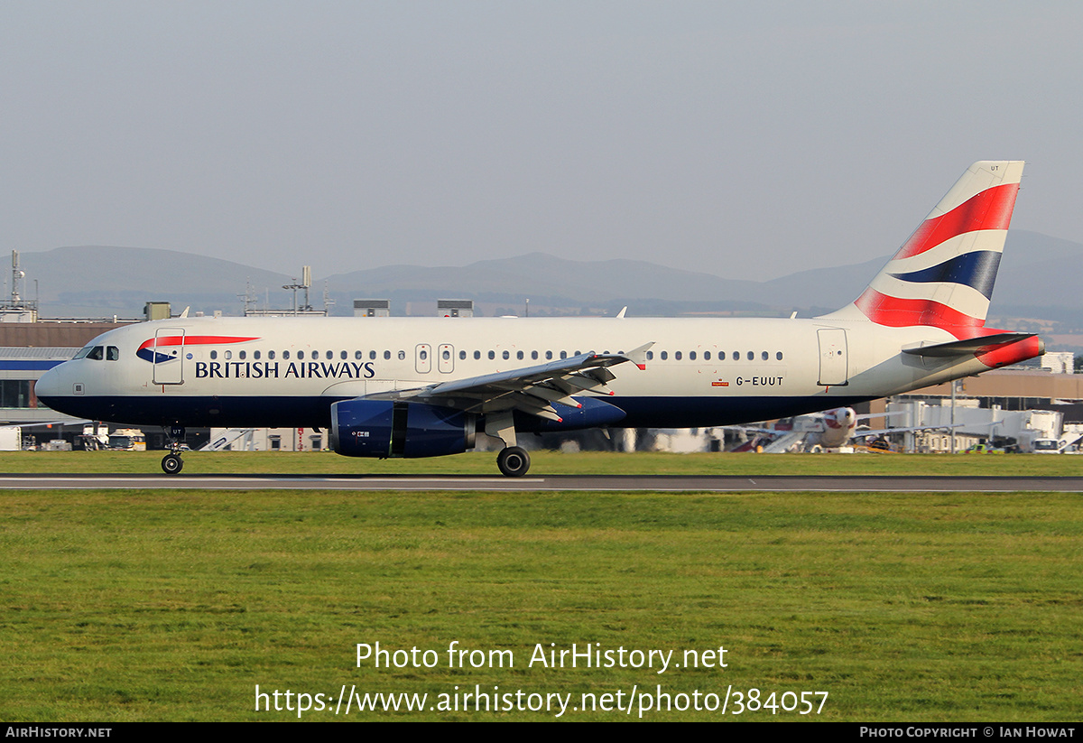 Aircraft Photo of G-EUUT | Airbus A320-232 | British Airways | AirHistory.net #384057