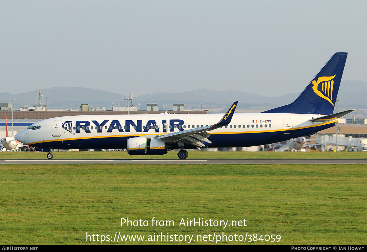 Aircraft Photo of EI-ESS | Boeing 737-8AS | Ryanair | AirHistory.net #384059