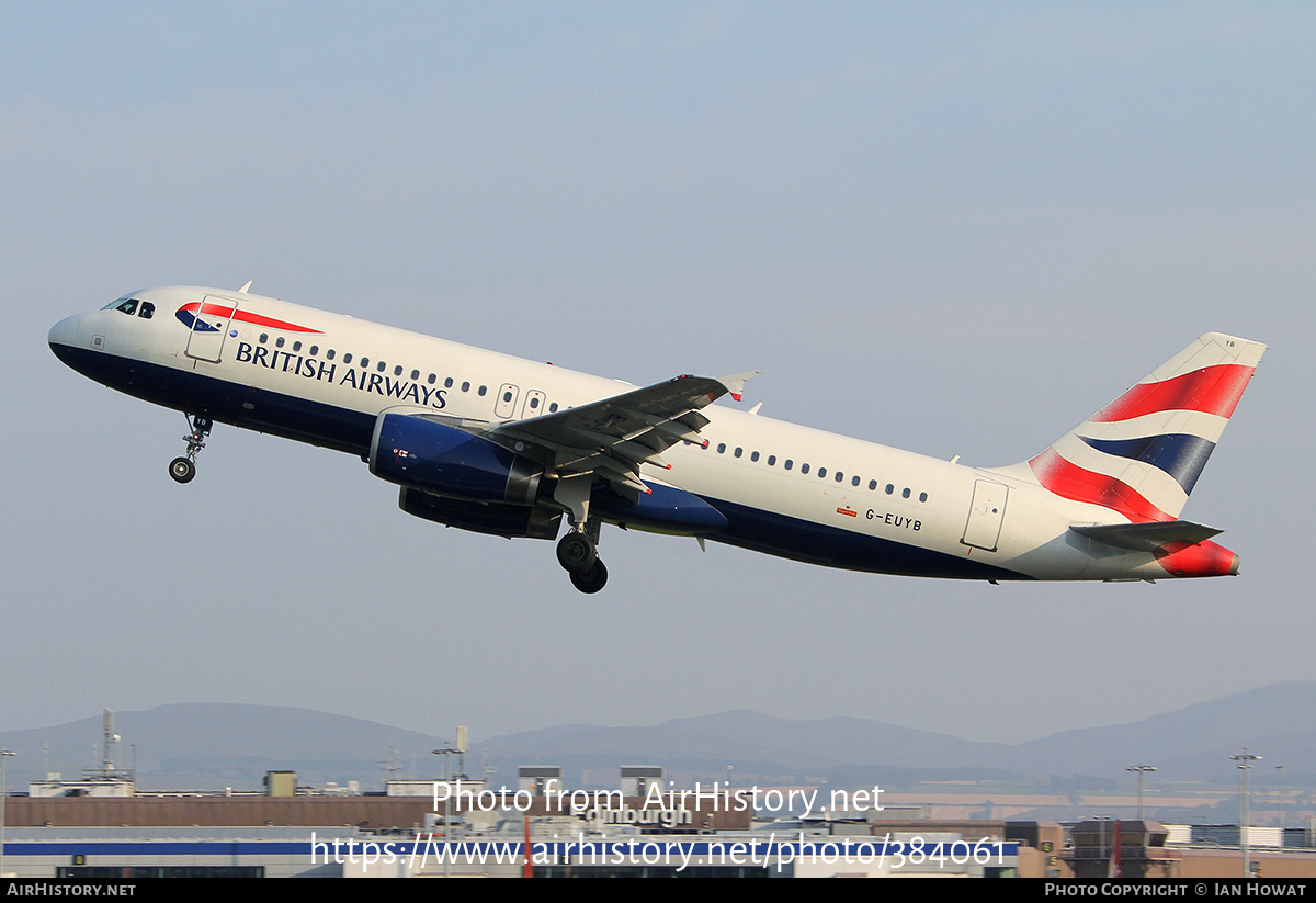 Aircraft Photo of G-EUYB | Airbus A320-232 | British Airways | AirHistory.net #384061