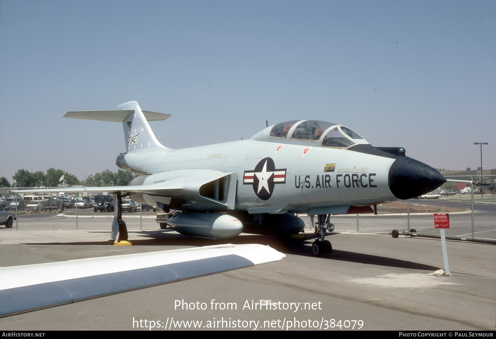 Aircraft Photo of 57-427 / 70427 | McDonnell F-101B Voodoo | USA - Air Force | AirHistory.net #384079