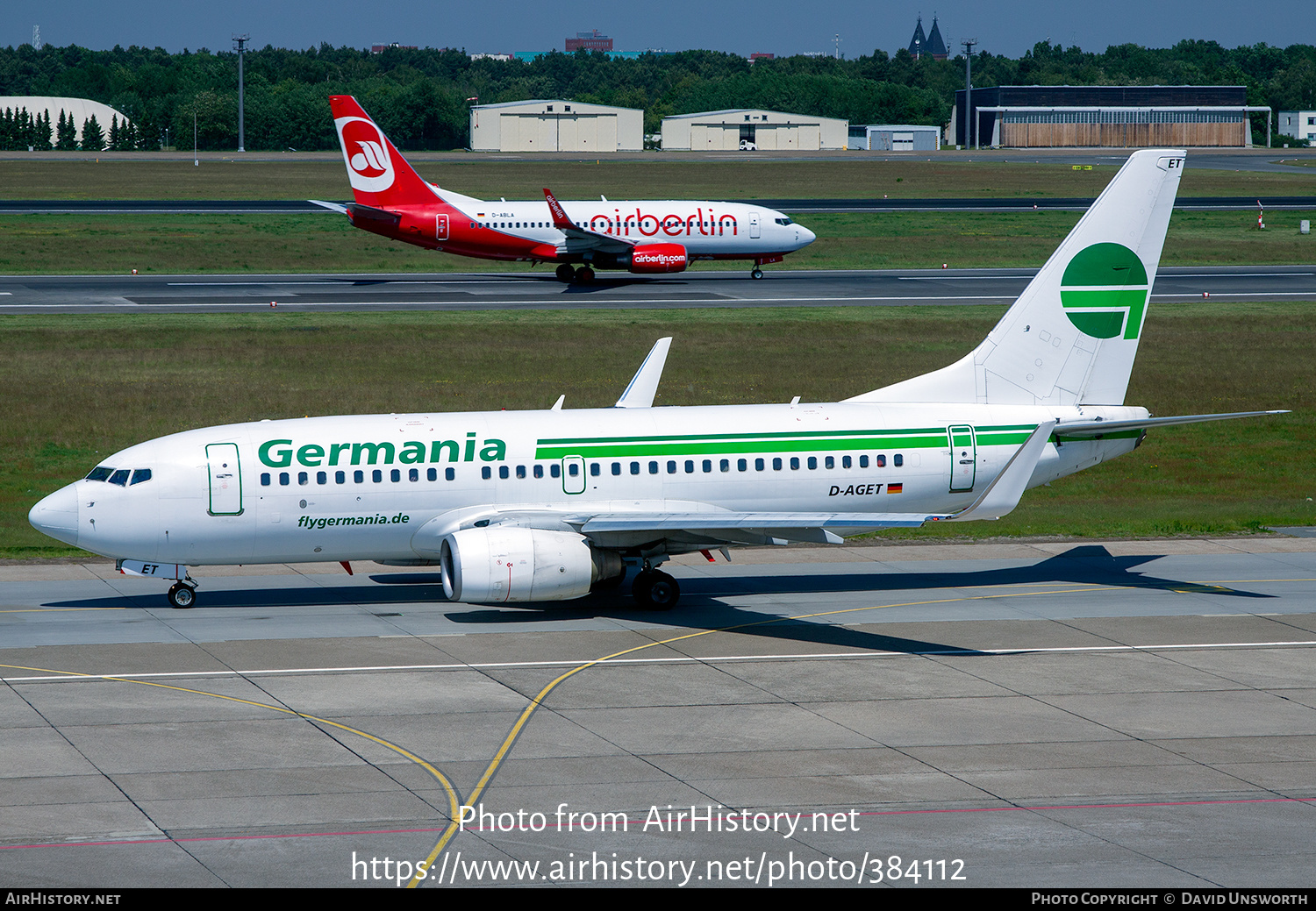 Aircraft Photo of D-AGET | Boeing 737-75B | Germania | AirHistory.net #384112