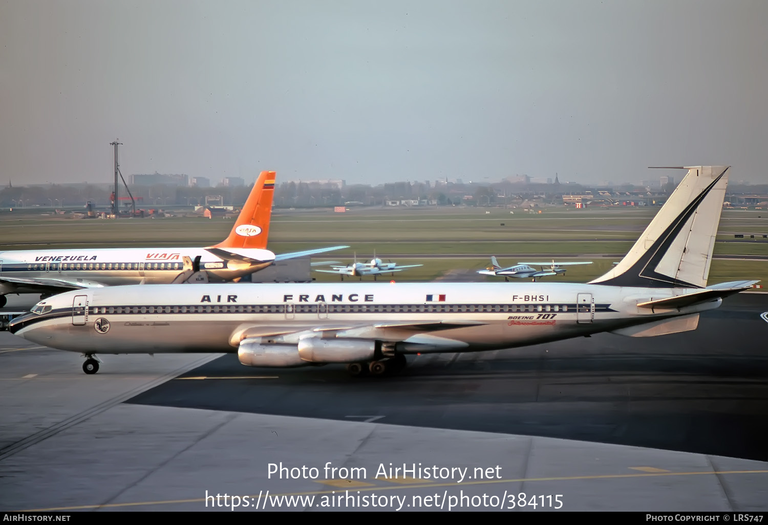 Aircraft Photo of F-BHSI | Boeing 707-328 | Air France | AirHistory.net #384115