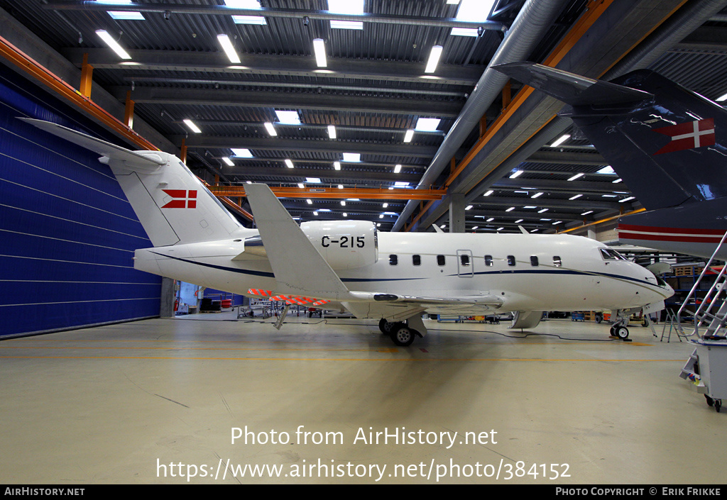 Aircraft Photo of C-215 | Bombardier Challenger 604 (CL-600-2B16) | Denmark - Air Force | AirHistory.net #384152