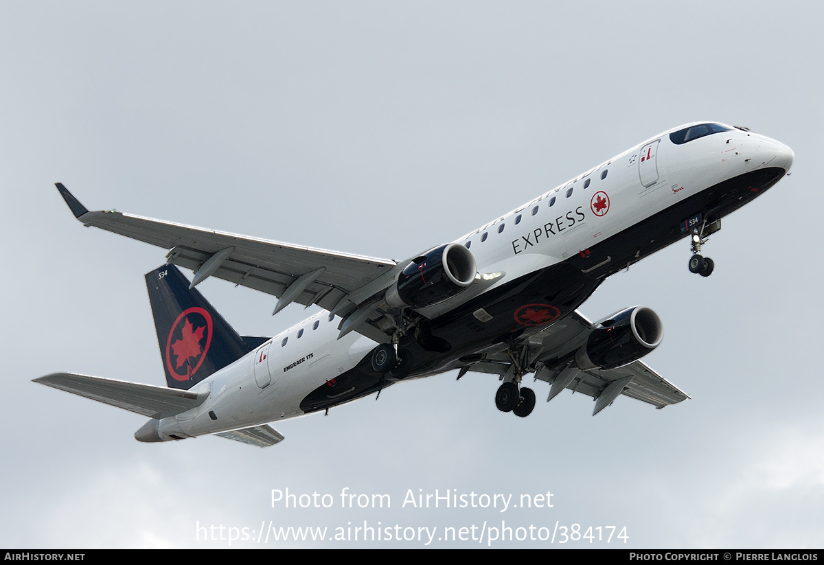 Aircraft Photo of C-FEKS | Embraer 175LR (ERJ-170-200LR) | Air Canada Express | AirHistory.net #384174