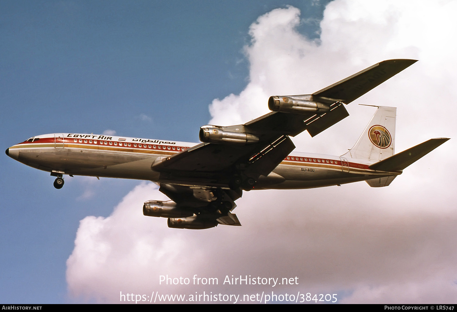 Aircraft Photo of SU-AOU | Boeing 707-366C | EgyptAir | AirHistory.net #384205