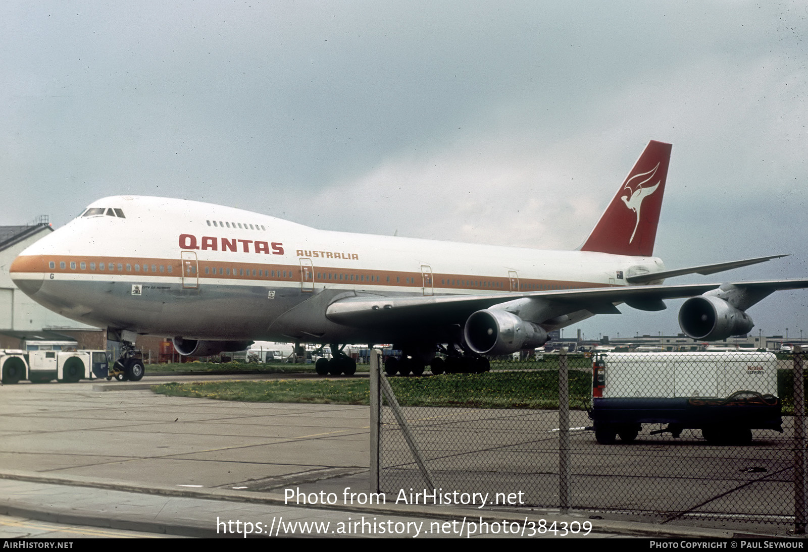 Aircraft Photo of VH-EBG | Boeing 747-238B | Qantas | AirHistory.net #384309