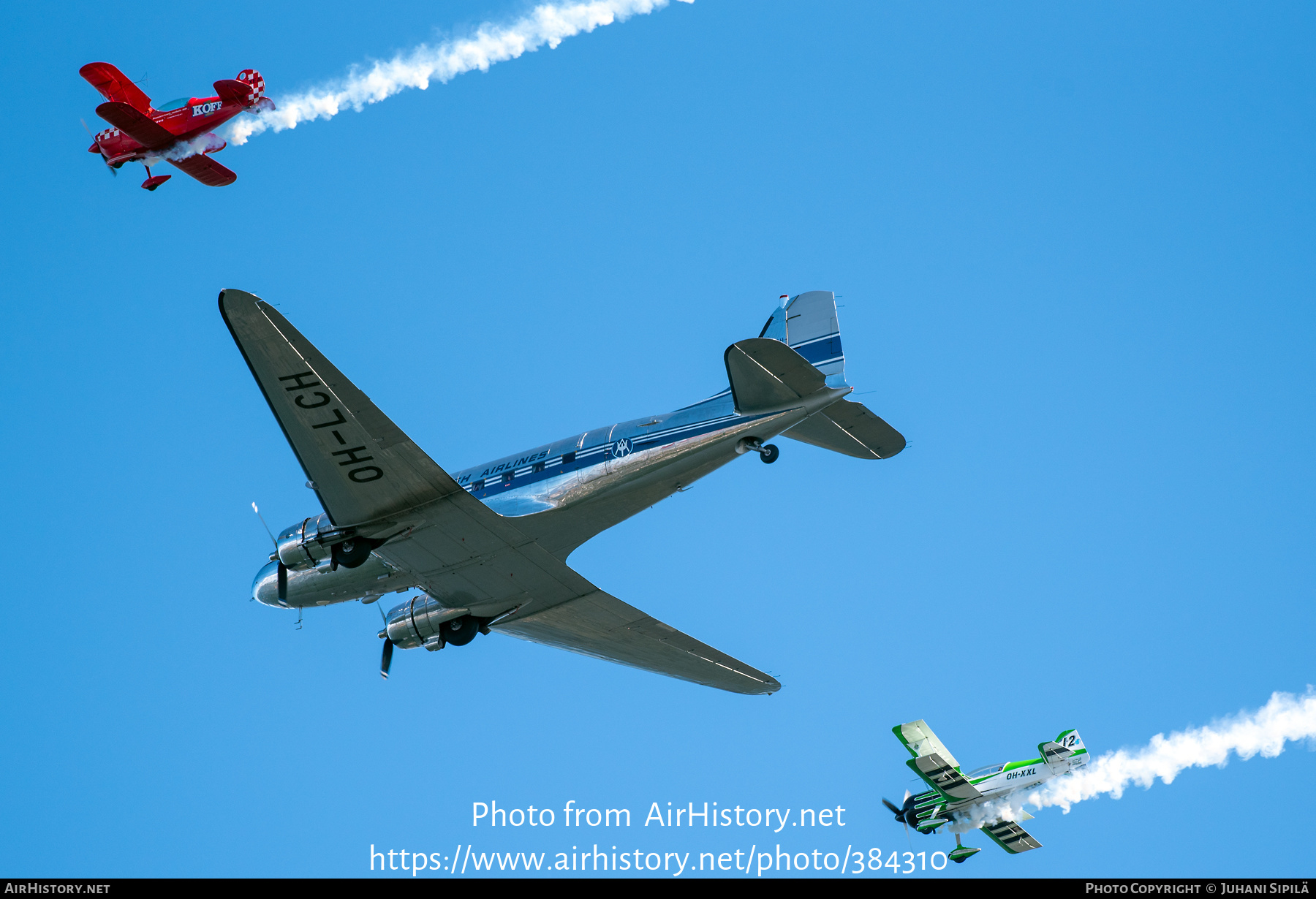 Aircraft Photo of OH-LCH | Douglas DC-3(CF) | Airveteran | Aero Oy - Finnish Airlines | AirHistory.net #384310