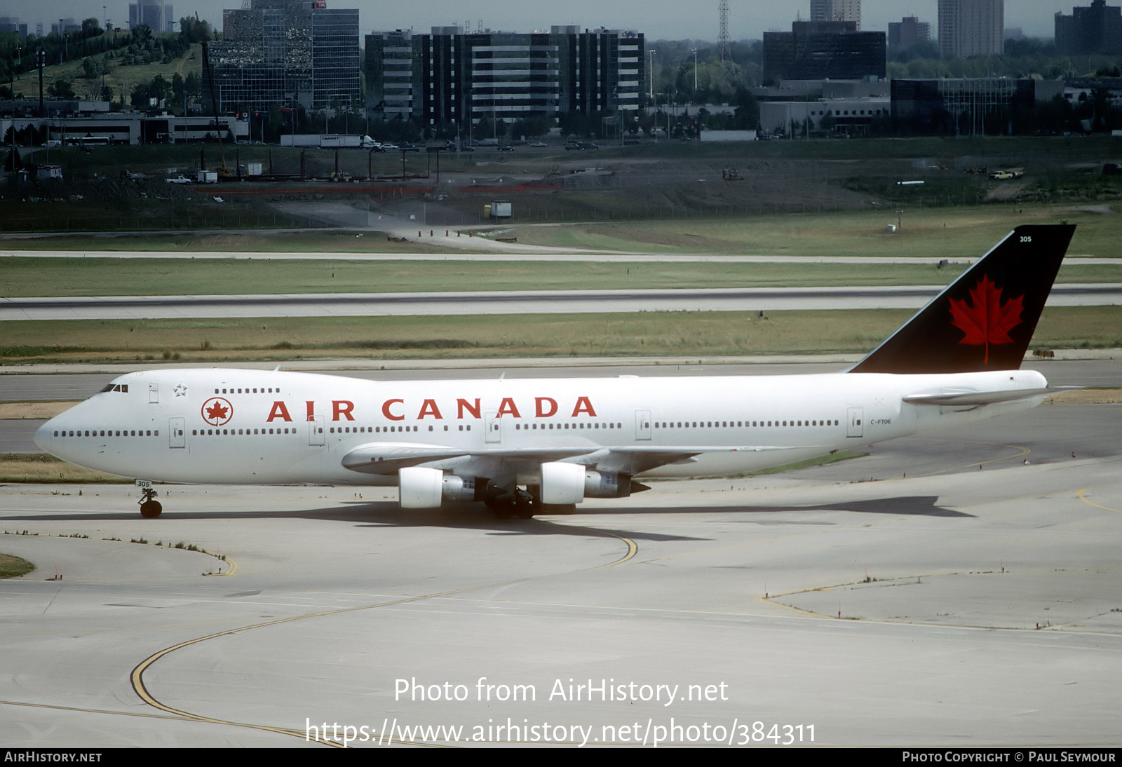 Aircraft Photo of C-FTOE | Boeing 747-133 | Air Canada | AirHistory.net #384311