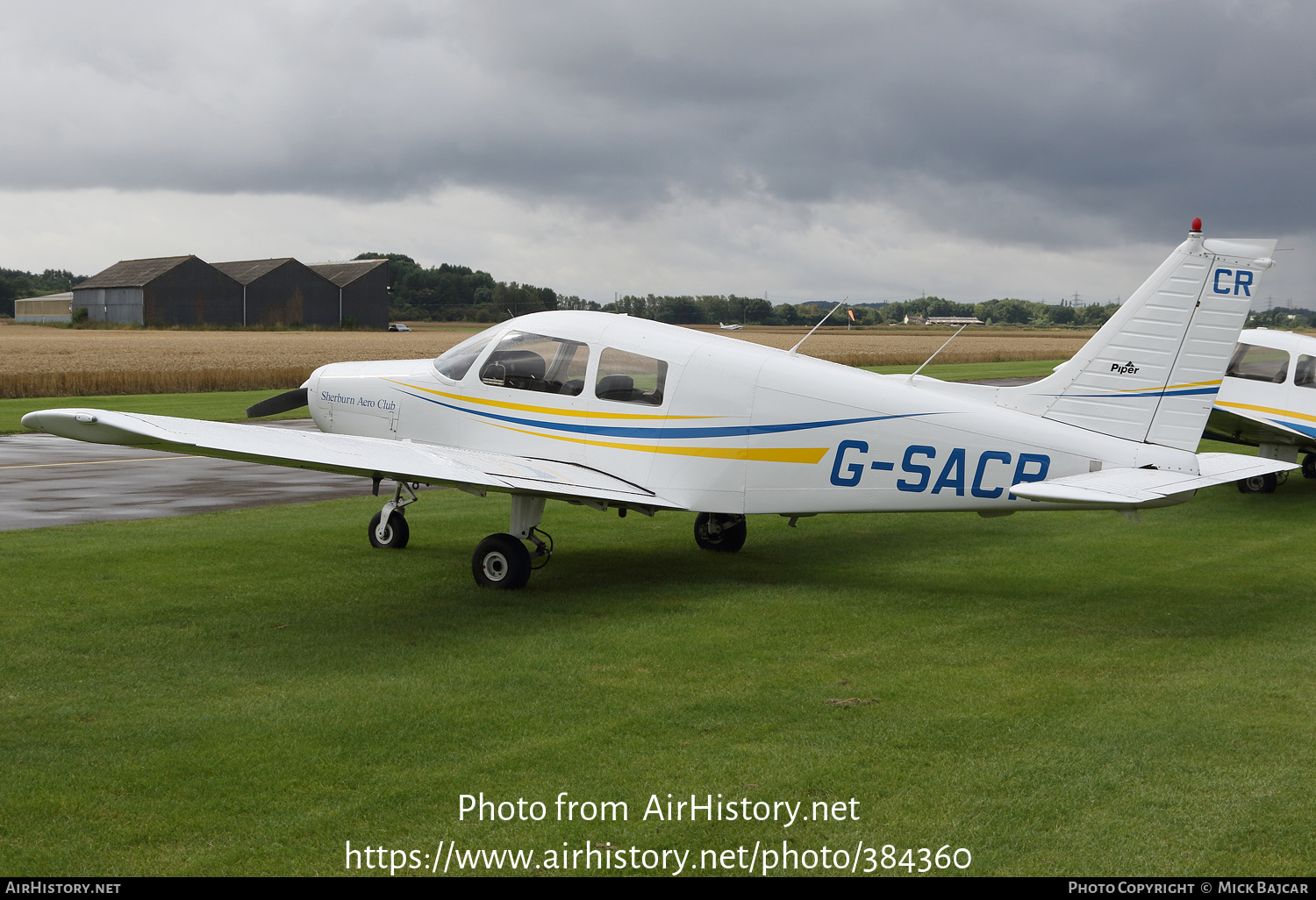 Aircraft Photo of G-SACR | Piper PA-28-161 Cadet | Sherburn Aero Club | AirHistory.net #384360