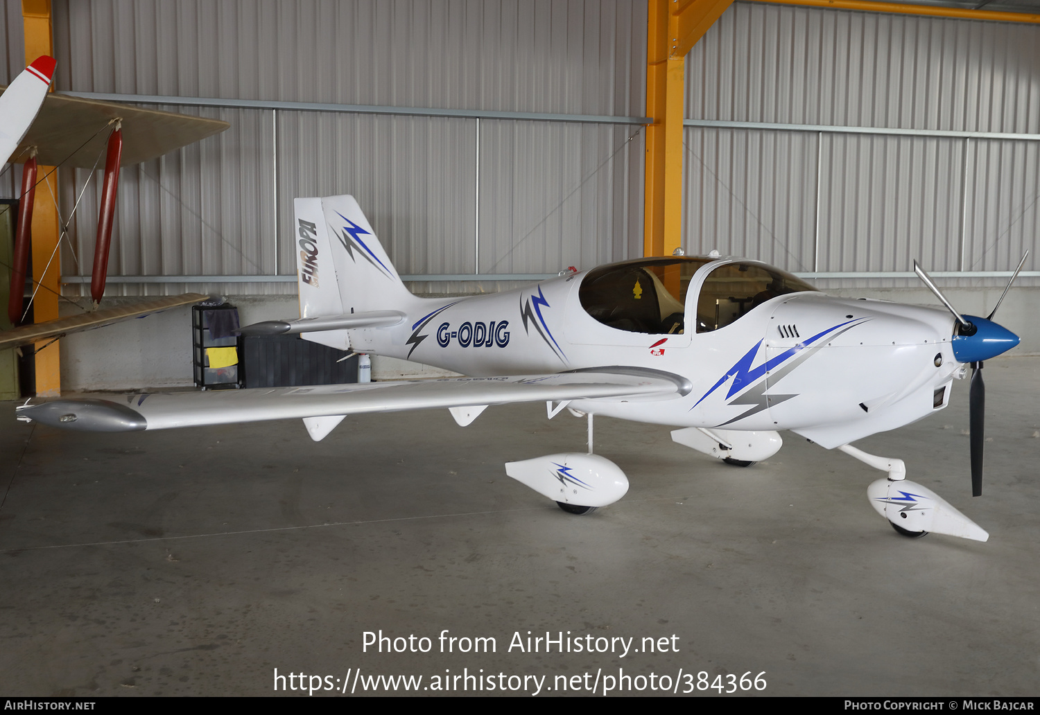 Aircraft Photo of G-ODJG | Europa Aircraft Europa (Tri-gear) | AirHistory.net #384366