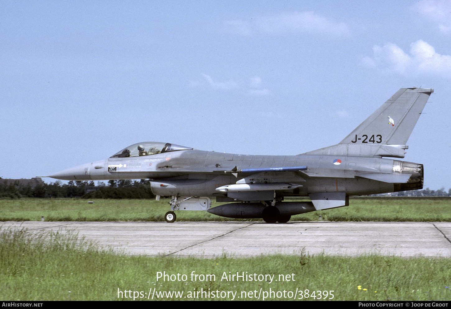 Aircraft Photo of J-243 | General Dynamics F-16A Fighting Falcon | Netherlands - Air Force | AirHistory.net #384395