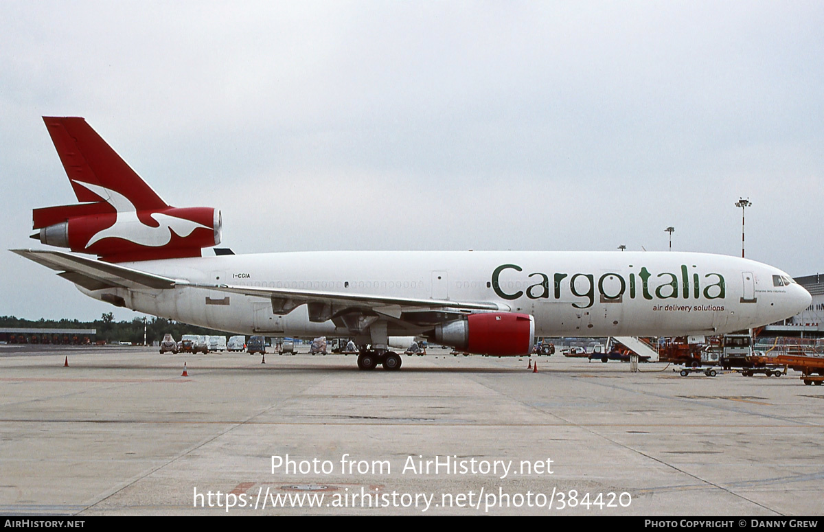 Aircraft Photo of I-CGIA | McDonnell Douglas DC-10-30F | Cargoitalia | AirHistory.net #384420