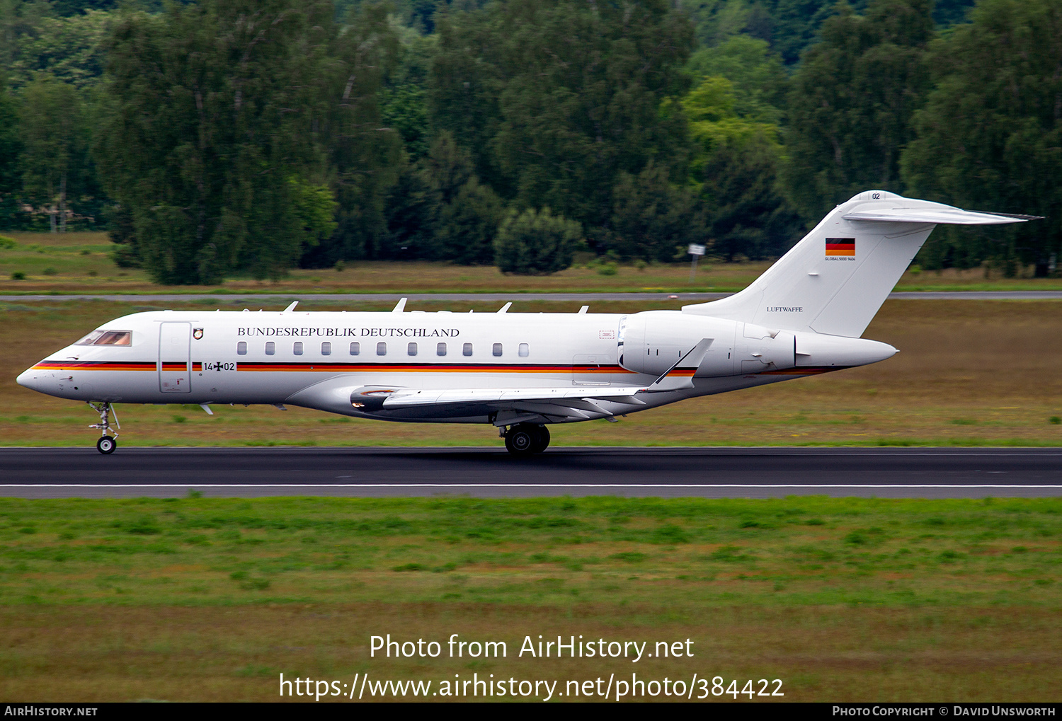 Aircraft Photo of 1402 | Bombardier Global 5000 (BD-700-1A11) | Germany - Air Force | AirHistory.net #384422