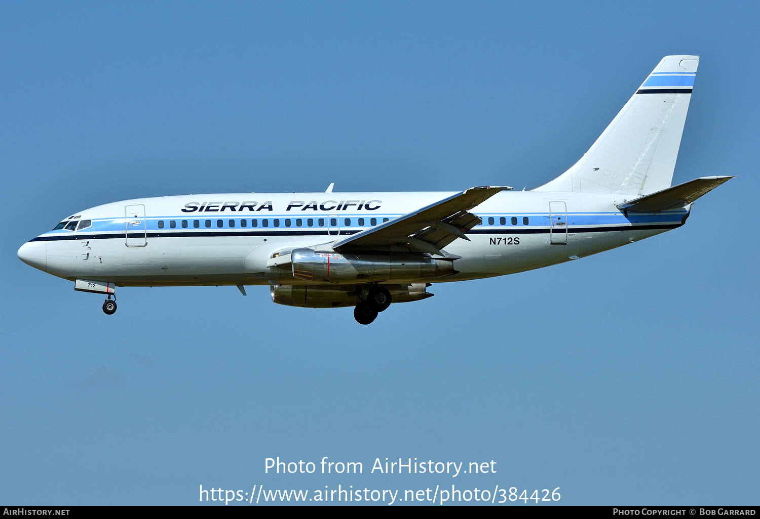 Aircraft Photo of N712S | Boeing 737-2Y5/Adv | Sierra Pacific Airlines | AirHistory.net #384426