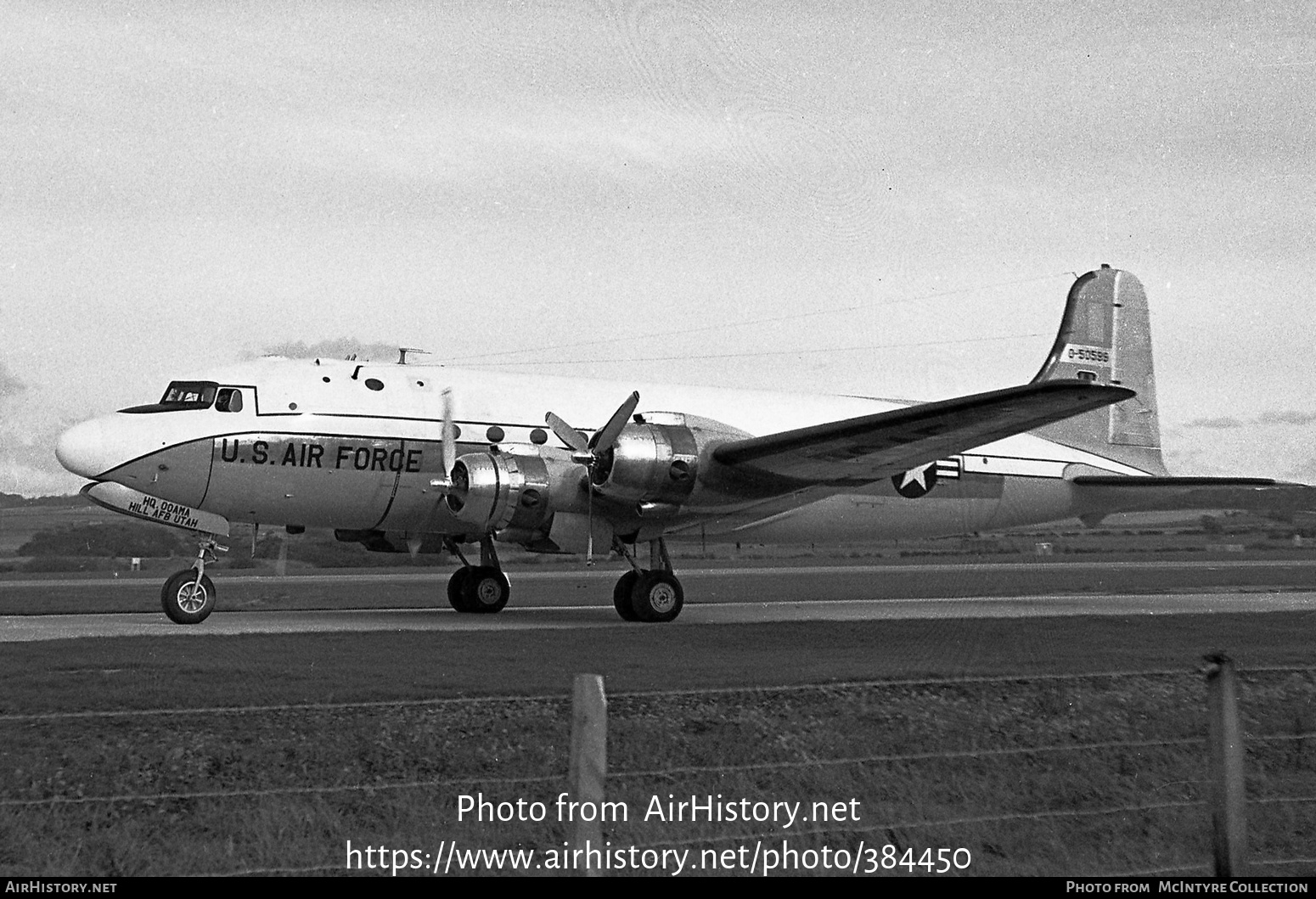 Aircraft Photo of 45-599 / 0-50599 | Douglas C-54G Skymaster | USA - Air Force | AirHistory.net #384450