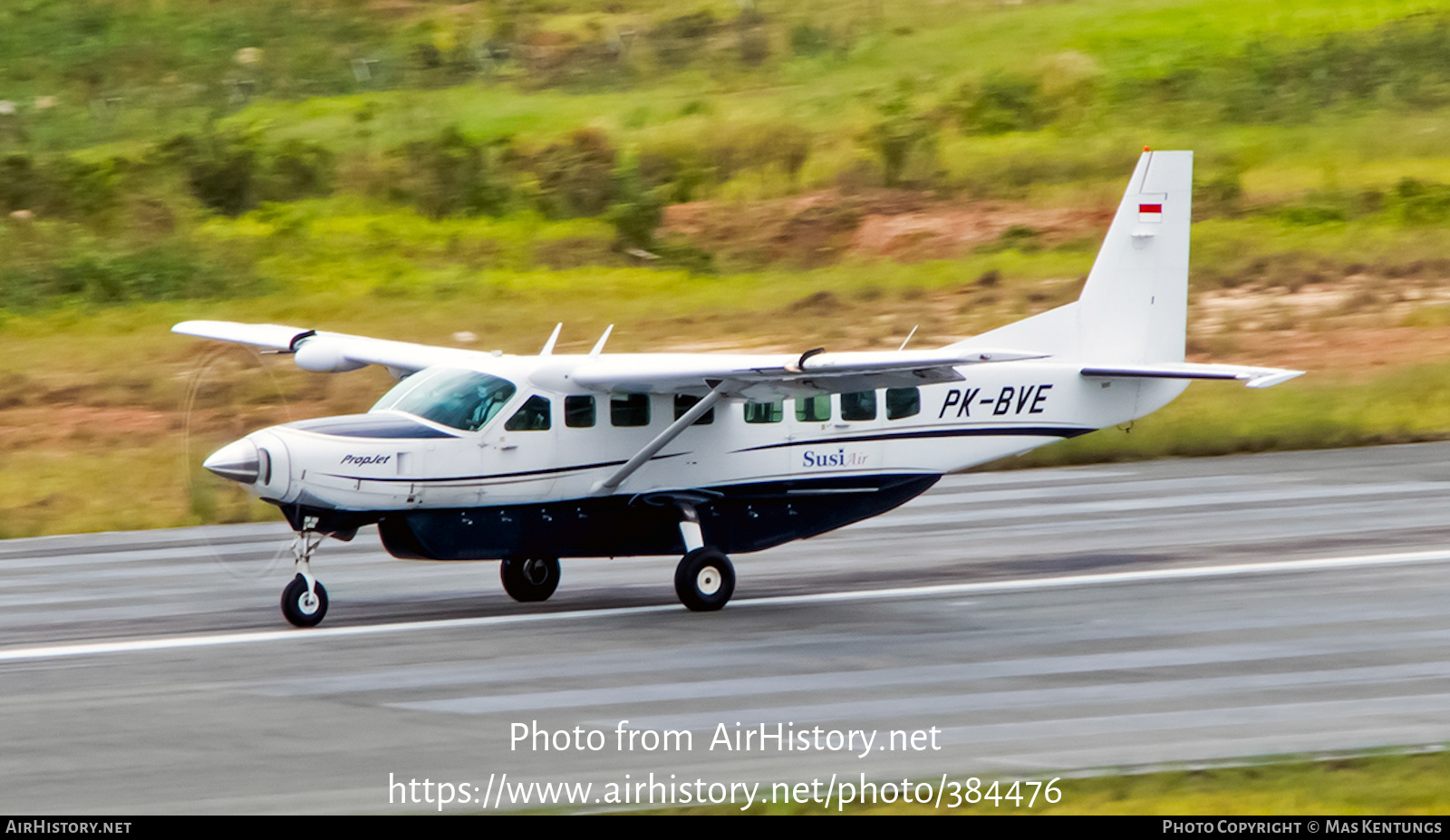 Aircraft Photo of PK-BVE | Cessna 208B Grand Caravan | Susi Air | AirHistory.net #384476