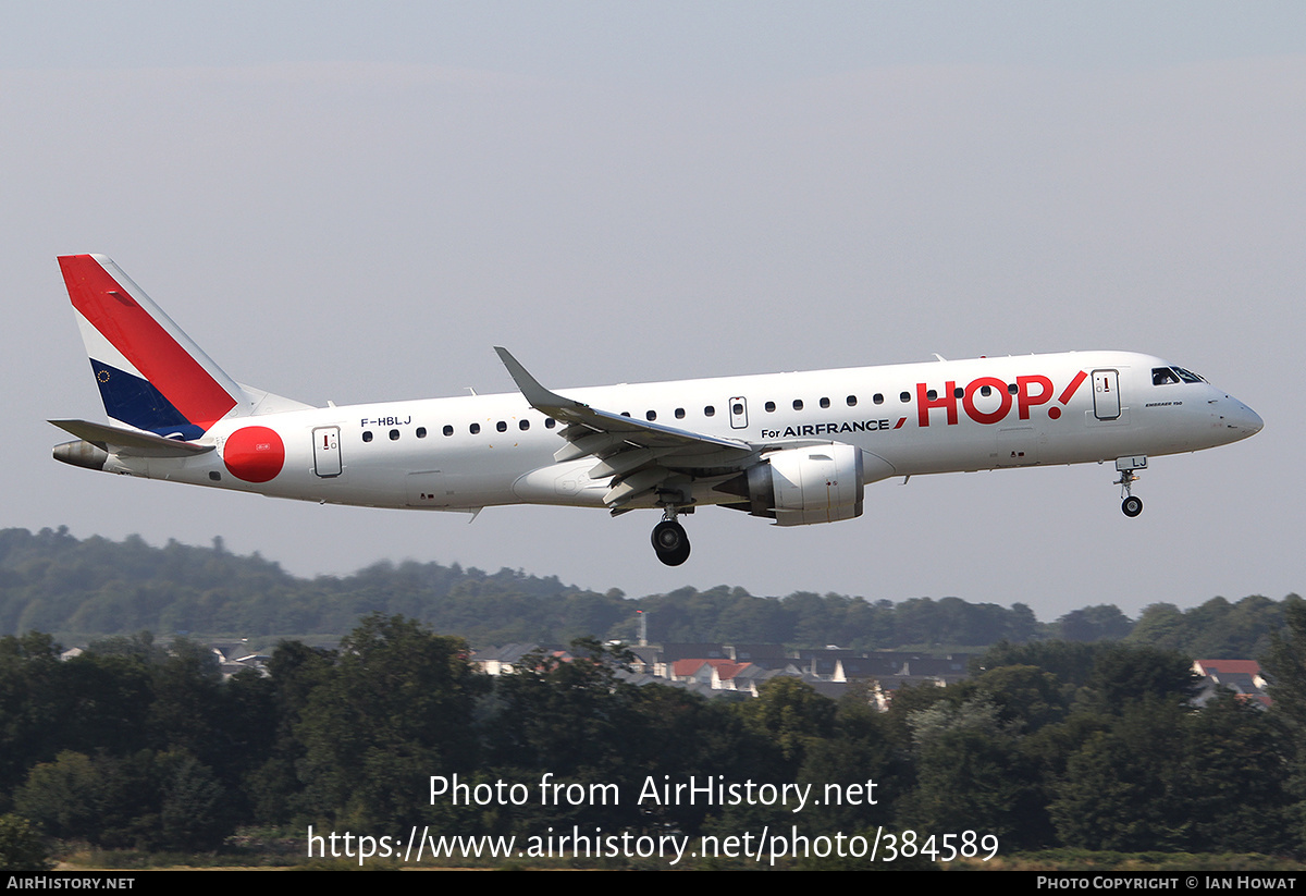 Aircraft Photo of F-HBLJ | Embraer 190STD (ERJ-190-100STD) | Hop! | AirHistory.net #384589