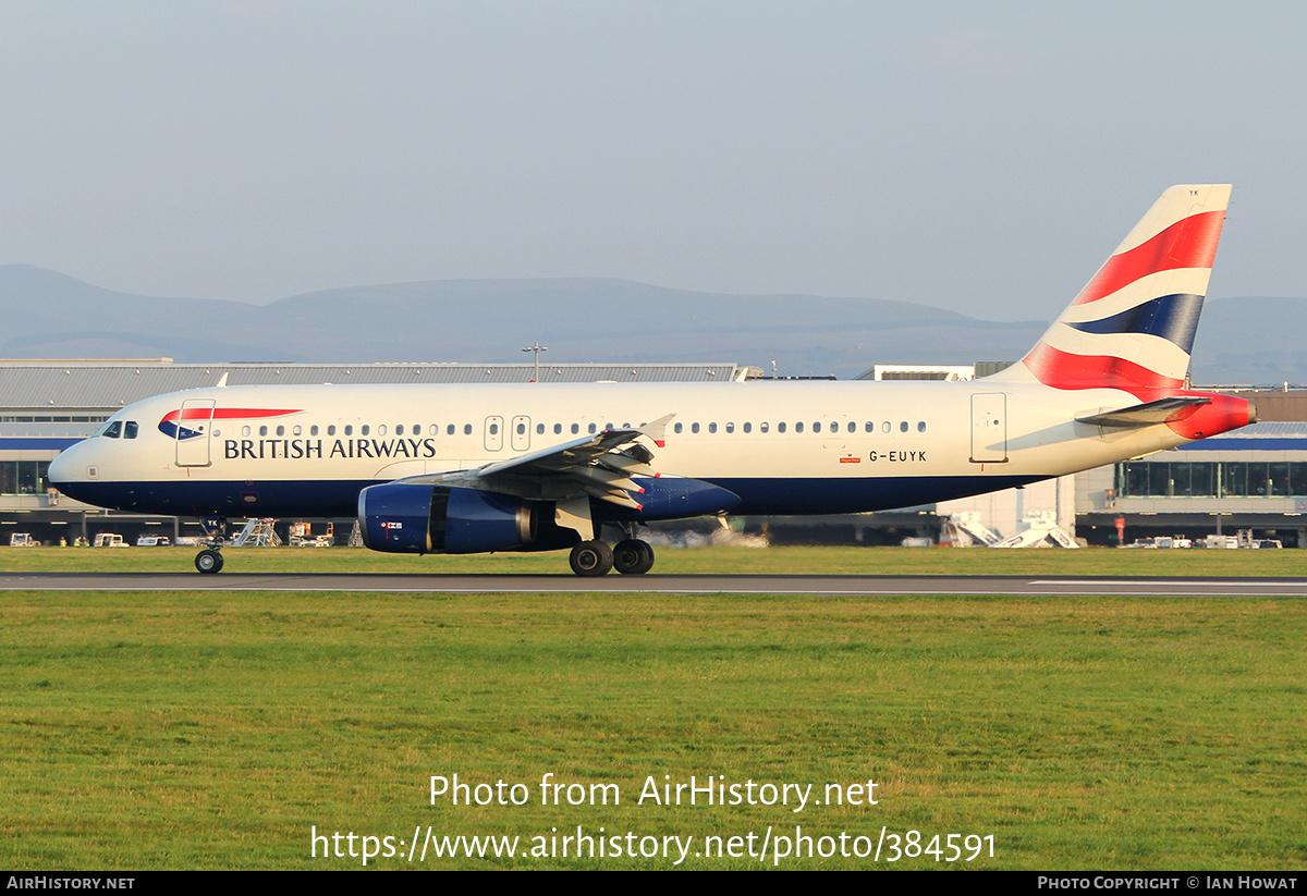 Aircraft Photo of G-EUYK | Airbus A320-232 | British Airways | AirHistory.net #384591