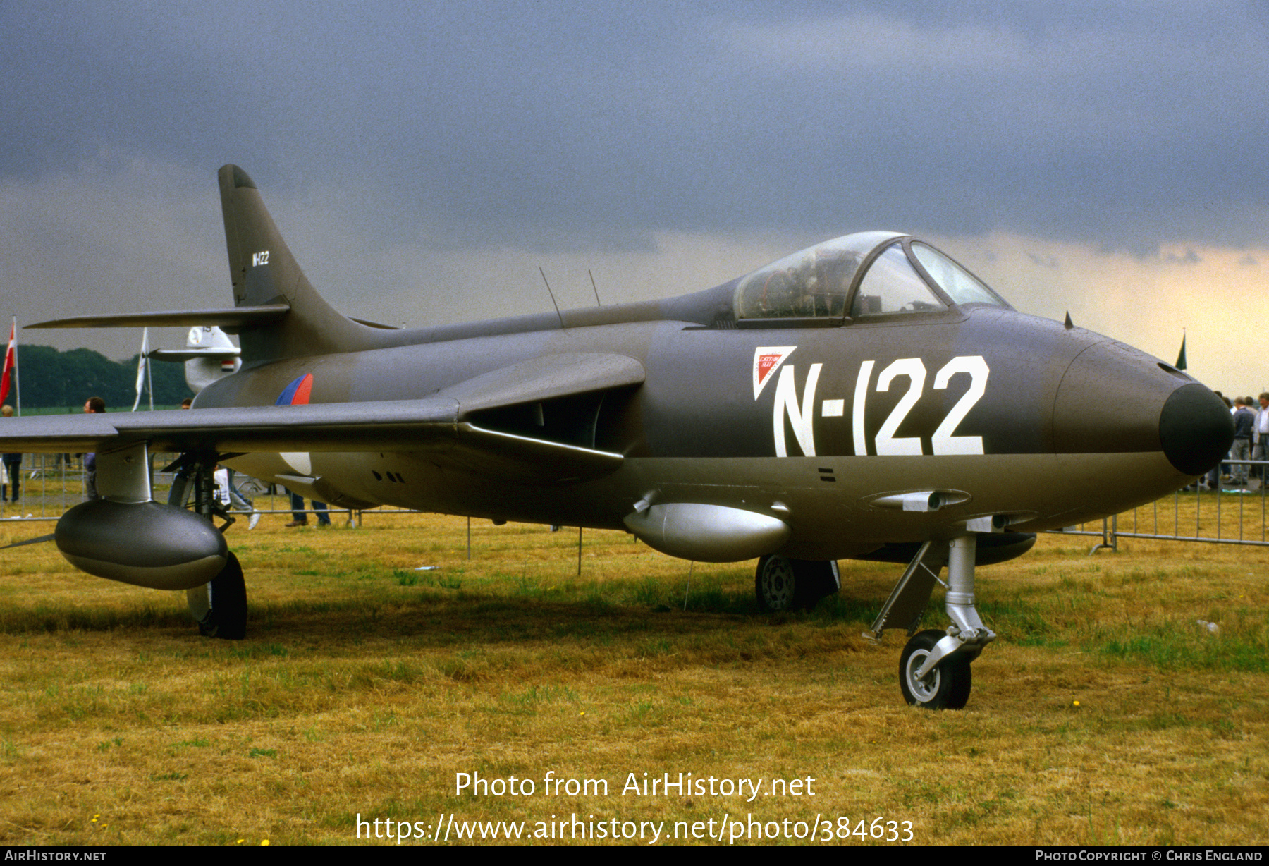 Aircraft Photo of N-122 | Hawker Hunter F4 | Netherlands - Air Force | AirHistory.net #384633