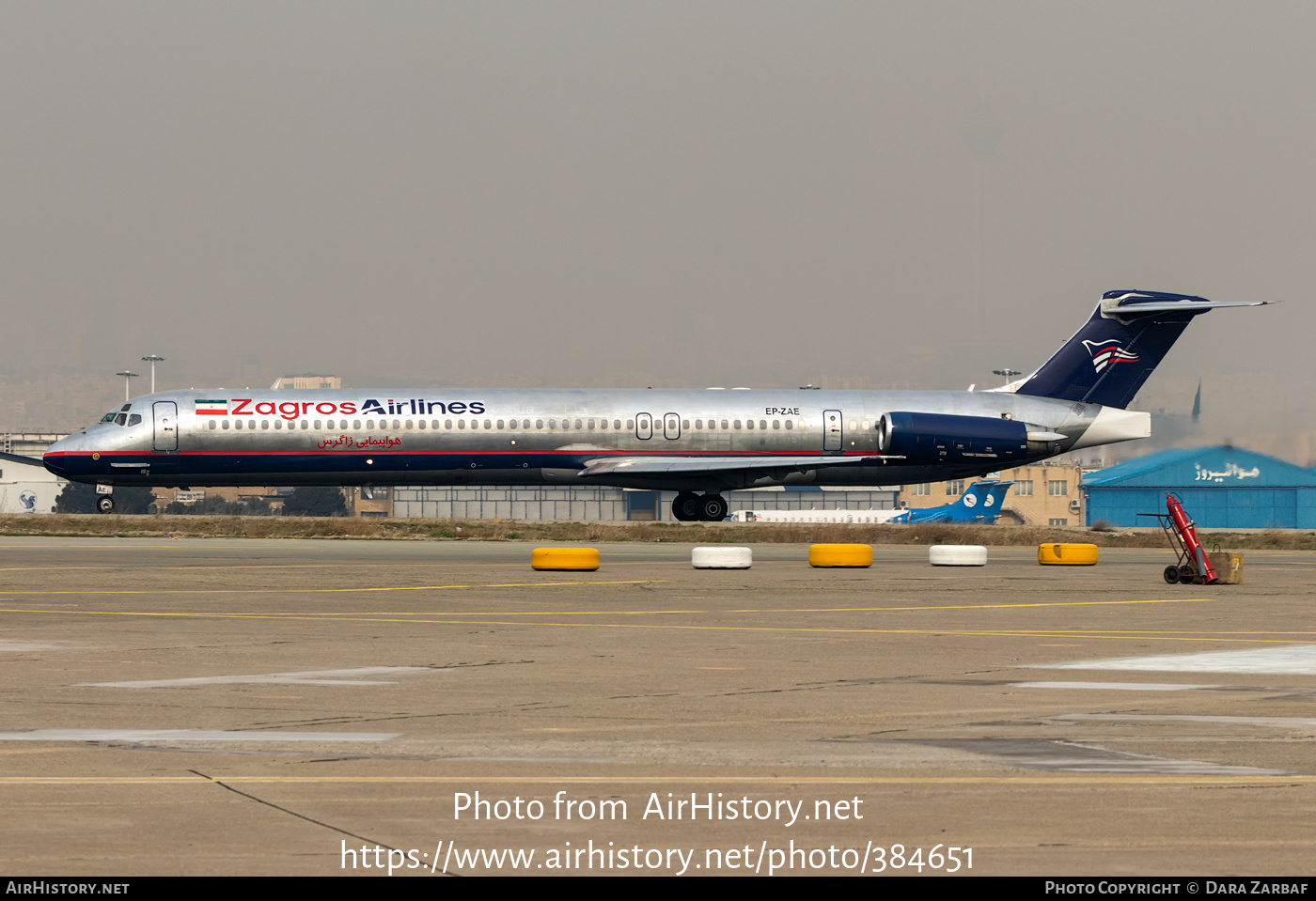 Aircraft Photo of EP-ZAE | McDonnell Douglas MD-82 (DC-9-82) | Zagros Airlines | AirHistory.net #384651