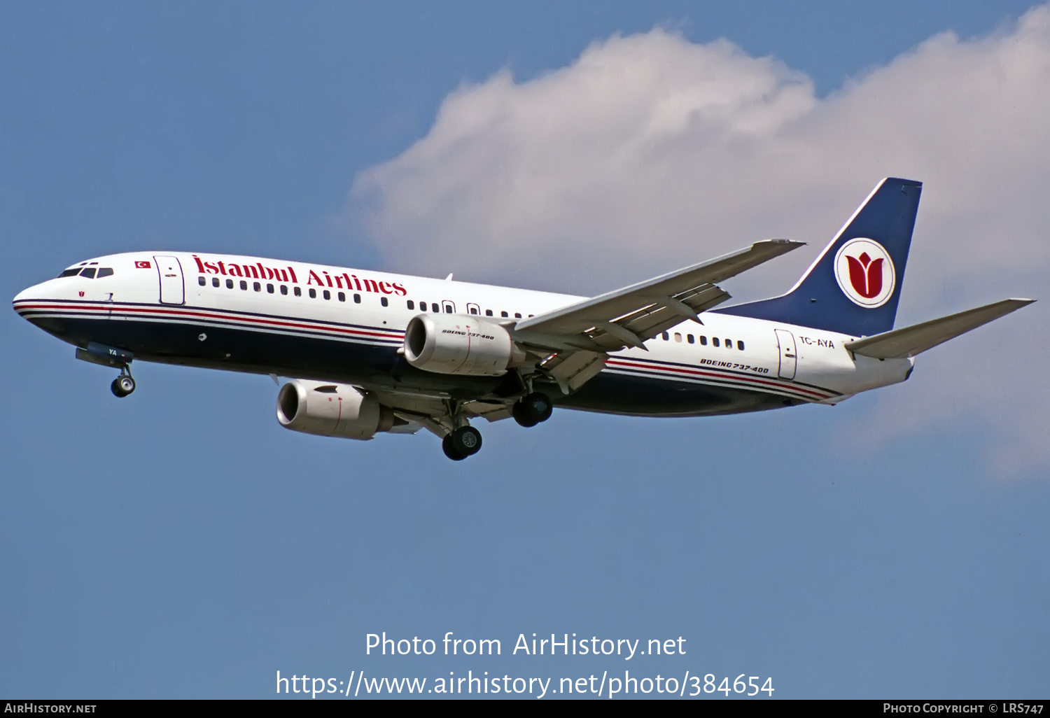 Aircraft Photo of TC-AYA | Boeing 737-4Y0 | Istanbul Airlines | AirHistory.net #384654