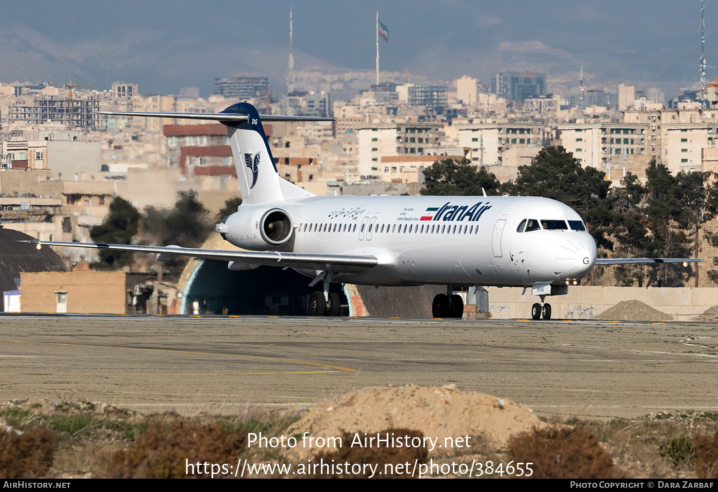 Aircraft Photo of EP-IDG | Fokker 100 (F28-0100) | Iran Air | AirHistory.net #384655