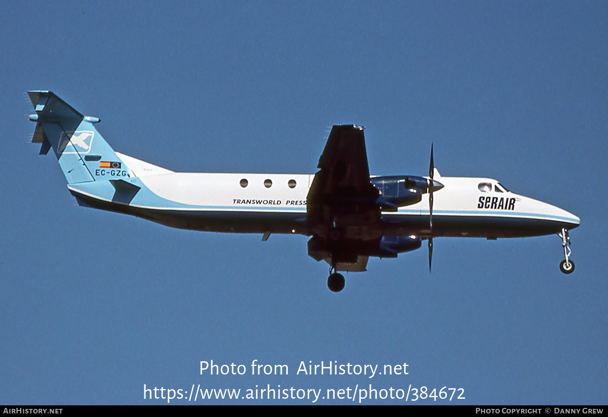 Aircraft Photo of EC-GZG | Beech 1900C-1 | Serair | AirHistory.net #384672