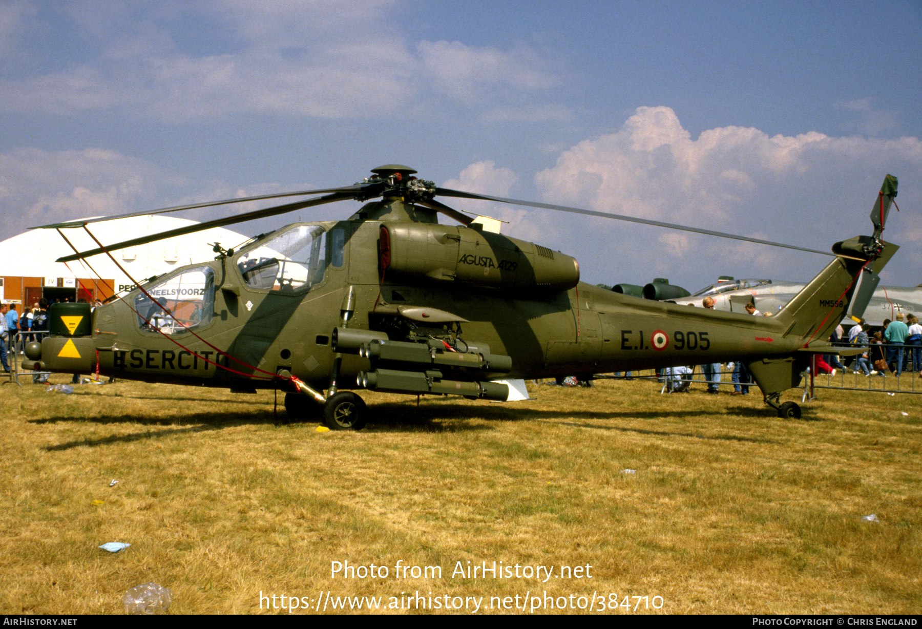 Aircraft Photo of MM598 | Agusta A-129 Mangusta | Italy - Army | AirHistory.net #384710