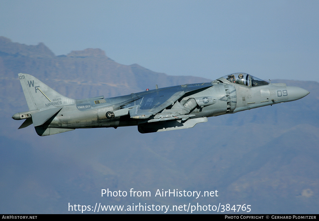 Aircraft Photo of 165420 | Boeing AV-8B(R) Harrier II+ | USA - Marines | AirHistory.net #384765