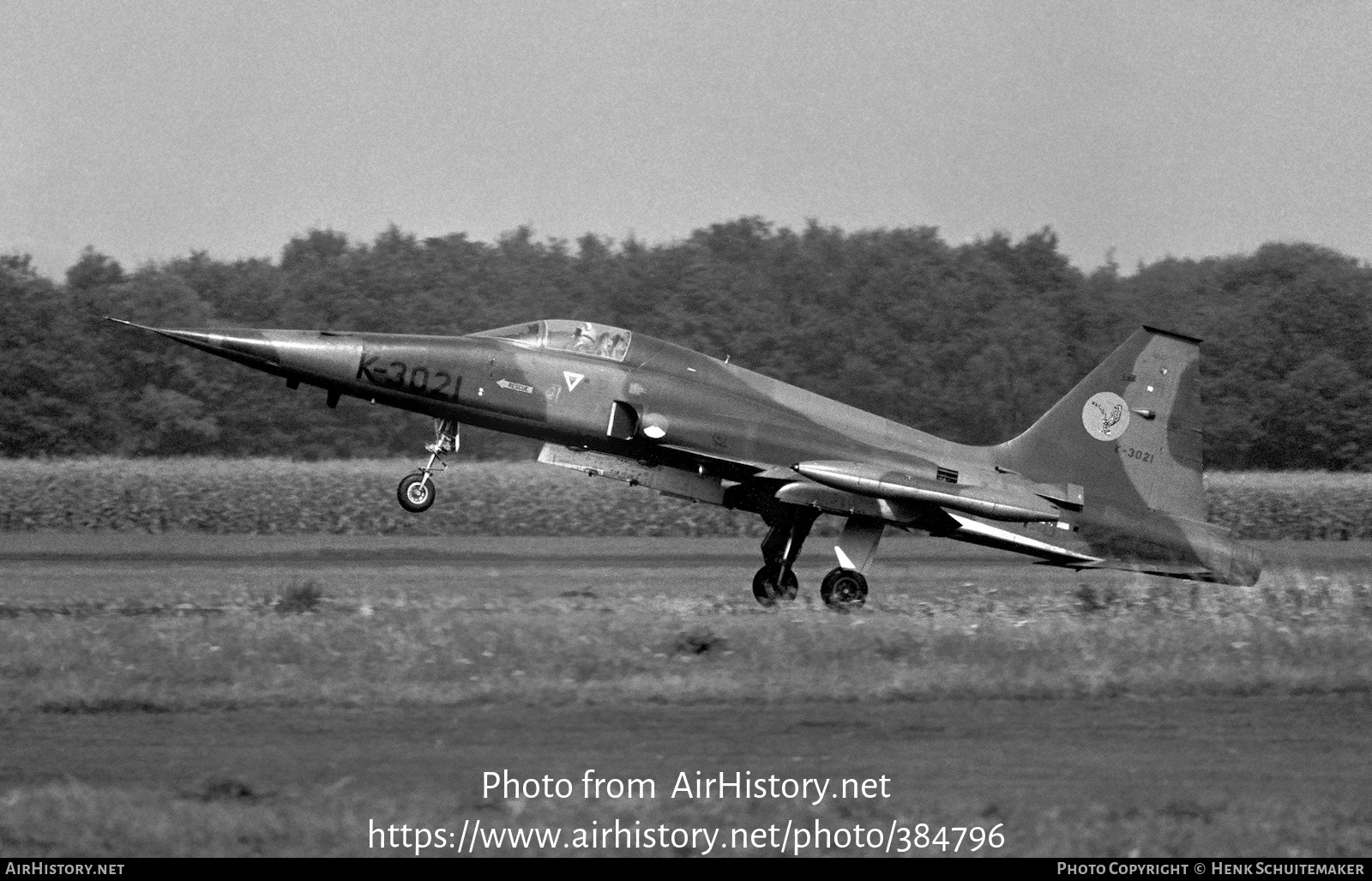 Aircraft Photo of K-3021 | Canadair NF-5A | Netherlands - Air Force | AirHistory.net #384796