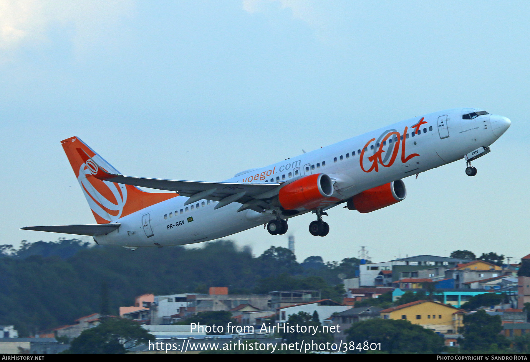 Aircraft Photo of PR-GGV | Boeing 737-8EH | GOL Linhas Aéreas | AirHistory.net #384801