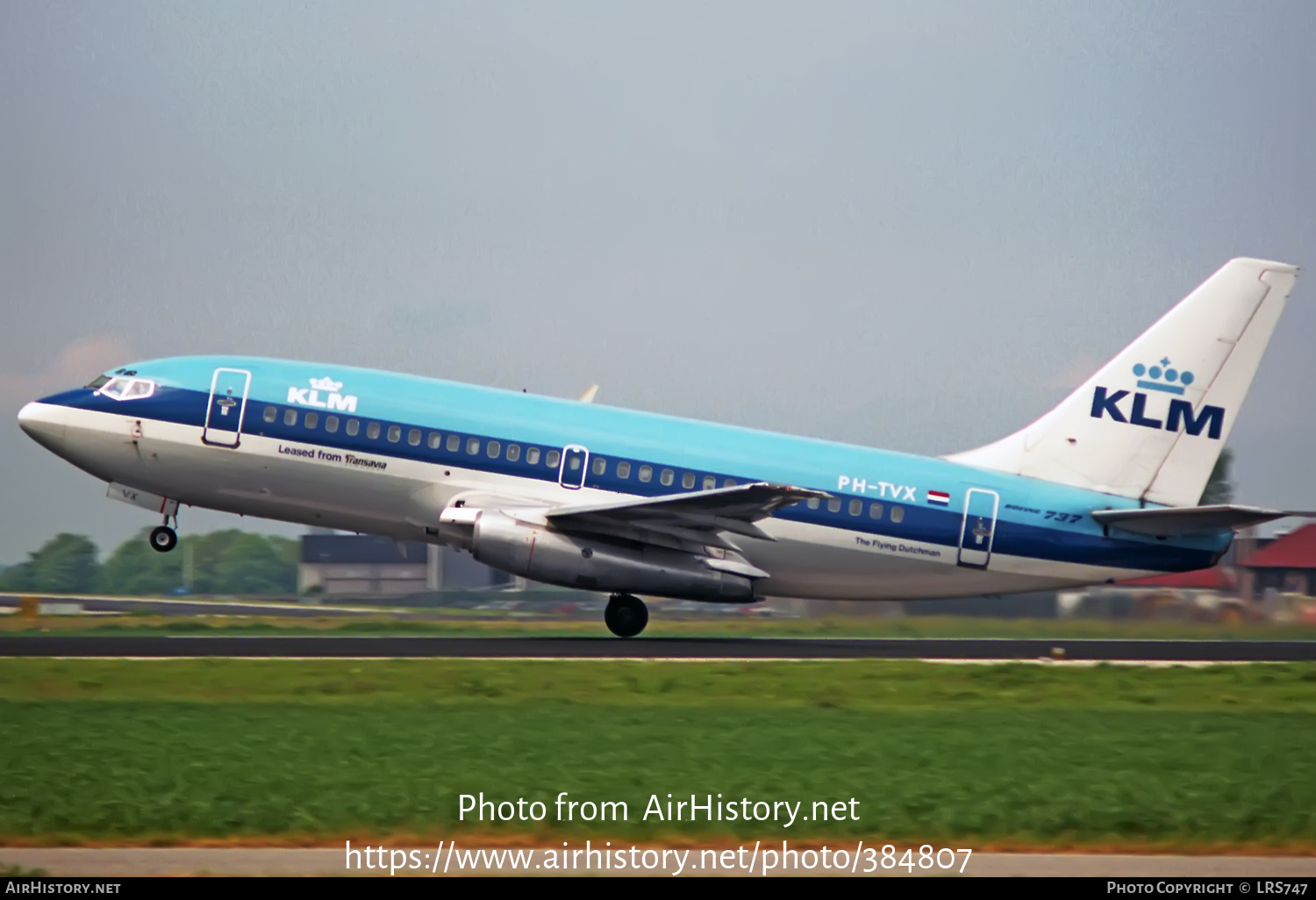 Aircraft Photo of PH-TVX | Boeing 737-2T5/Adv | KLM - Royal Dutch Airlines | AirHistory.net #384807