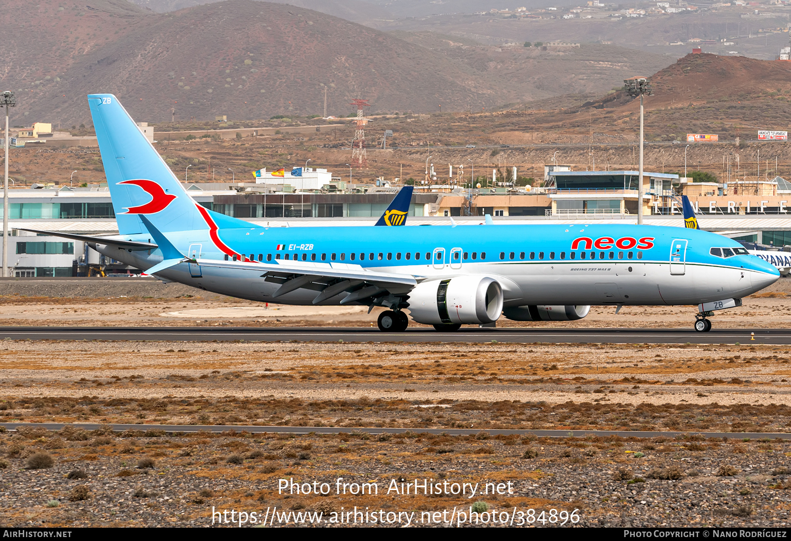 Aircraft Photo of EI-RZB | Boeing 737-8 Max 8 | Neos | AirHistory.net #384896