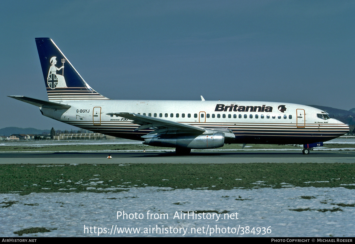 Aircraft Photo of G-BGYJ | Boeing 737-204/Adv | Britannia Airways | AirHistory.net #384936