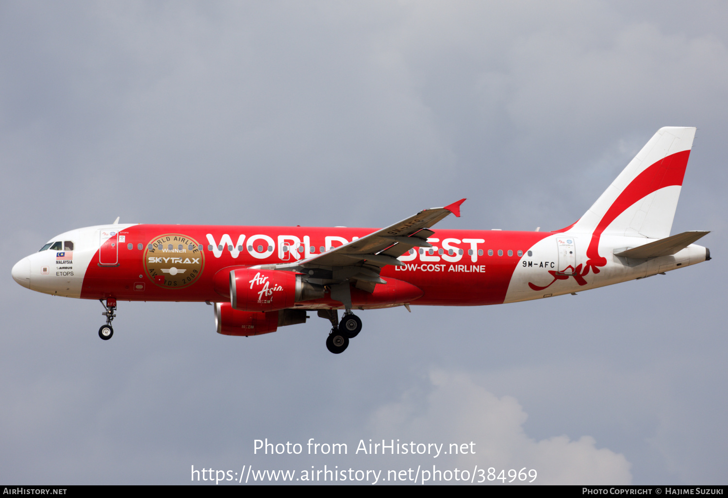 Aircraft Photo of 9M-AFC | Airbus A320-214 | AirAsia | AirHistory.net #384969