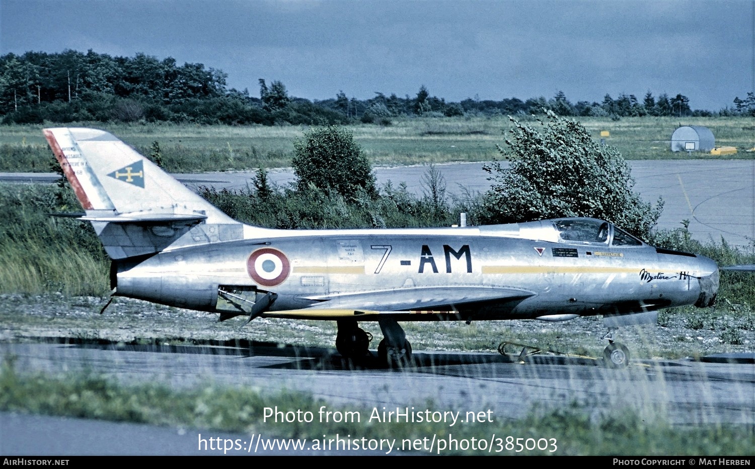 Aircraft Photo of 68 | Dassault MD-454 Mystere IV A | France - Air Force | AirHistory.net #385003