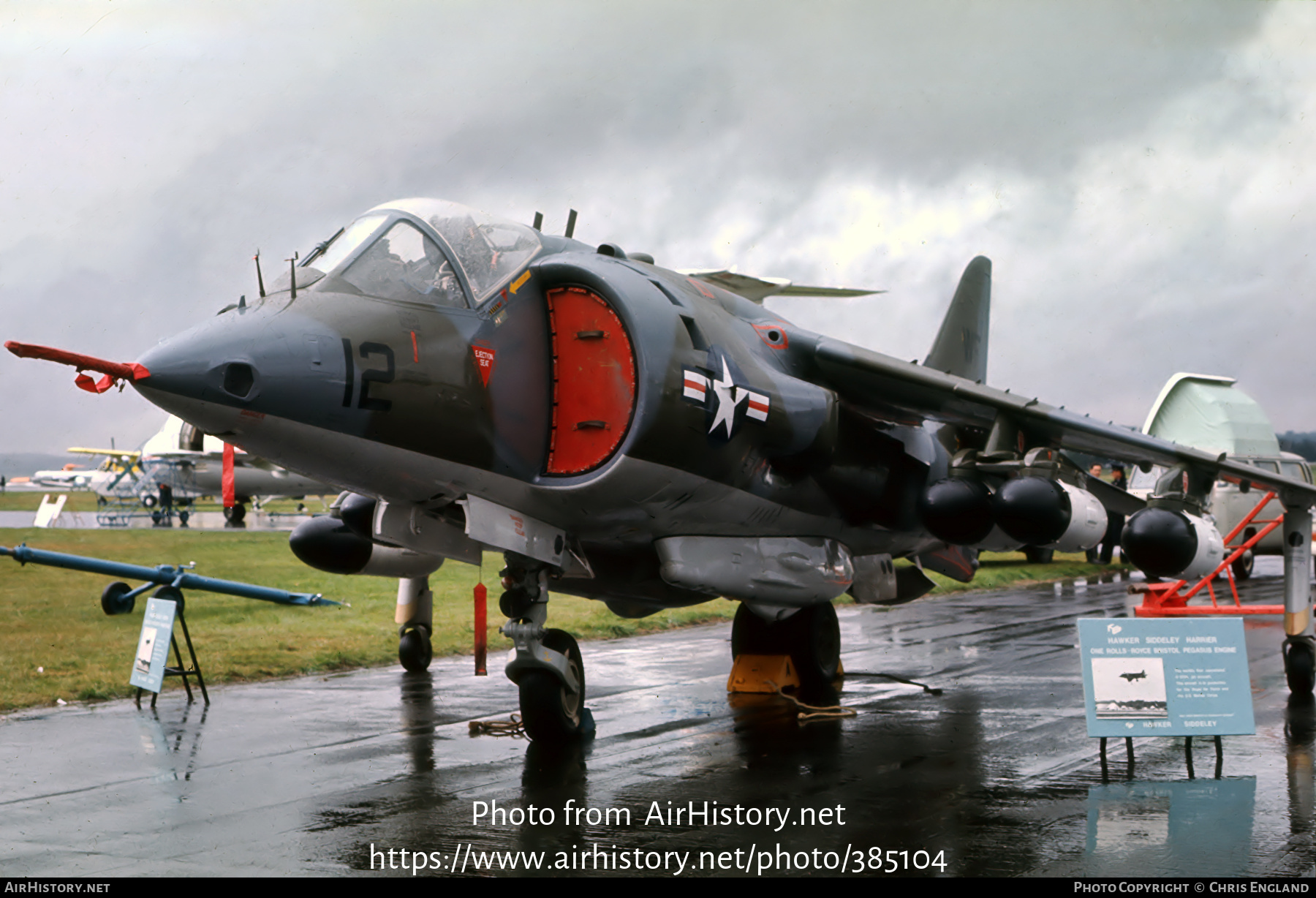 Aircraft Photo of XV742 | Hawker Siddeley Harrier GR1 | USA - Marines | AirHistory.net #385104