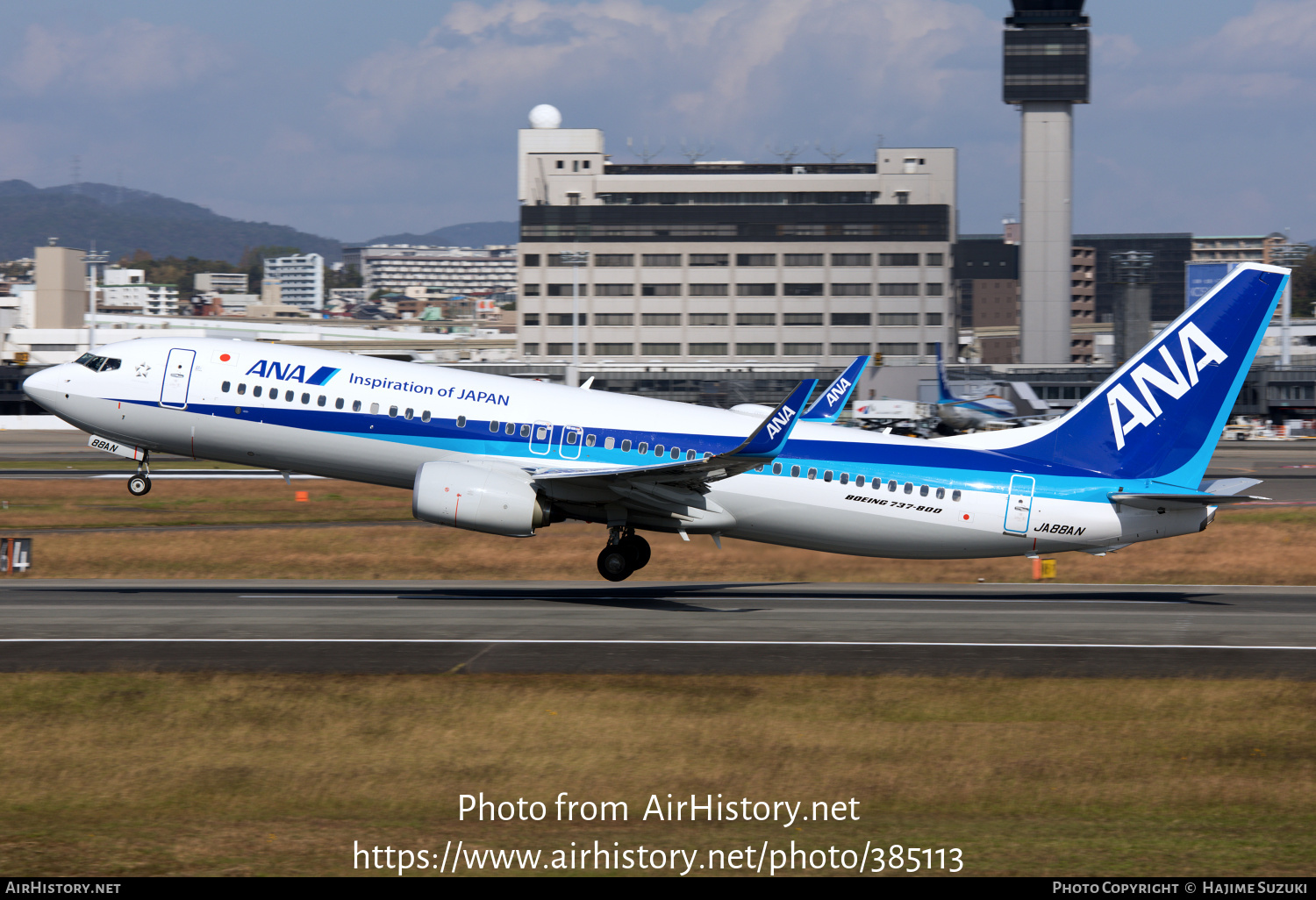 Aircraft Photo of JA88AN | Boeing 737-800 | All Nippon Airways - ANA | AirHistory.net #385113