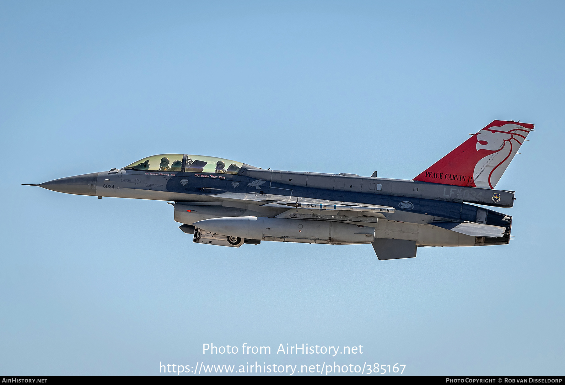 Aircraft Photo of 96-5034 / AF96-034 | Lockheed Martin F-16D Fighting Falcon | USA - Air Force | AirHistory.net #385167