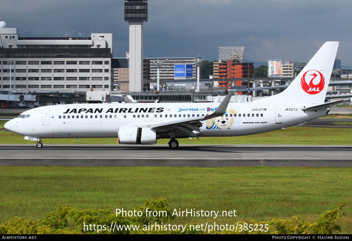 Aircraft Photo of JA327J | Boeing 737-846 | JAL Express - JAL | AirHistory.net #385225