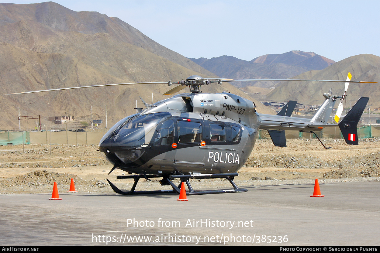 Aircraft Photo of PNP-127 | Eurocopter-Kawasaki BK-117/EC-145 | Peru - Police | AirHistory.net #385236