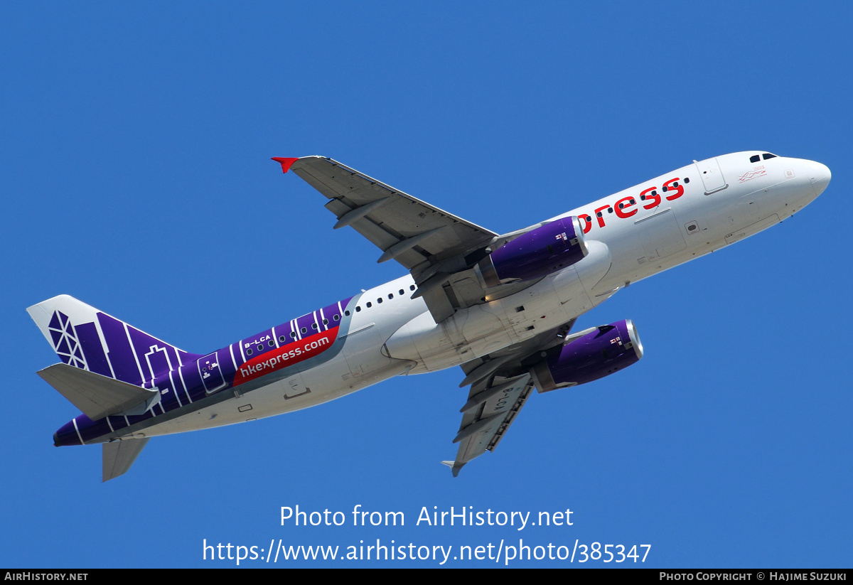 Aircraft Photo of B-LCA | Airbus A320-232 | HK Express - Hong Kong Express | AirHistory.net #385347