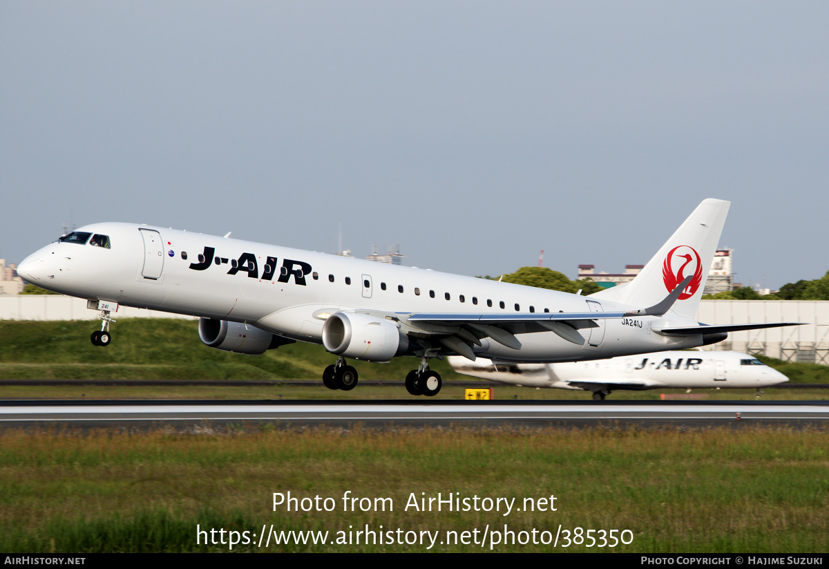 Aircraft Photo of JA241J | Embraer 190STD (ERJ-190-100STD) | J-Air | AirHistory.net #385350