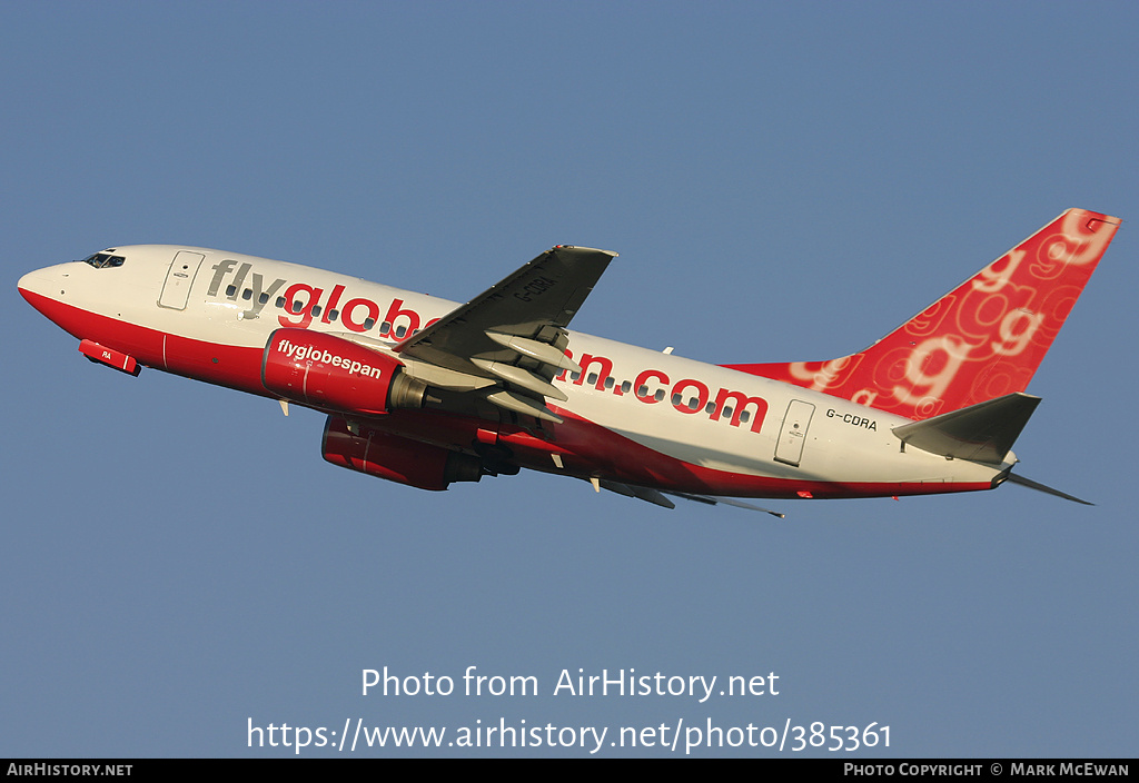 Aircraft Photo of G-CDRA | Boeing 737-683 | Flyglobespan | AirHistory.net #385361