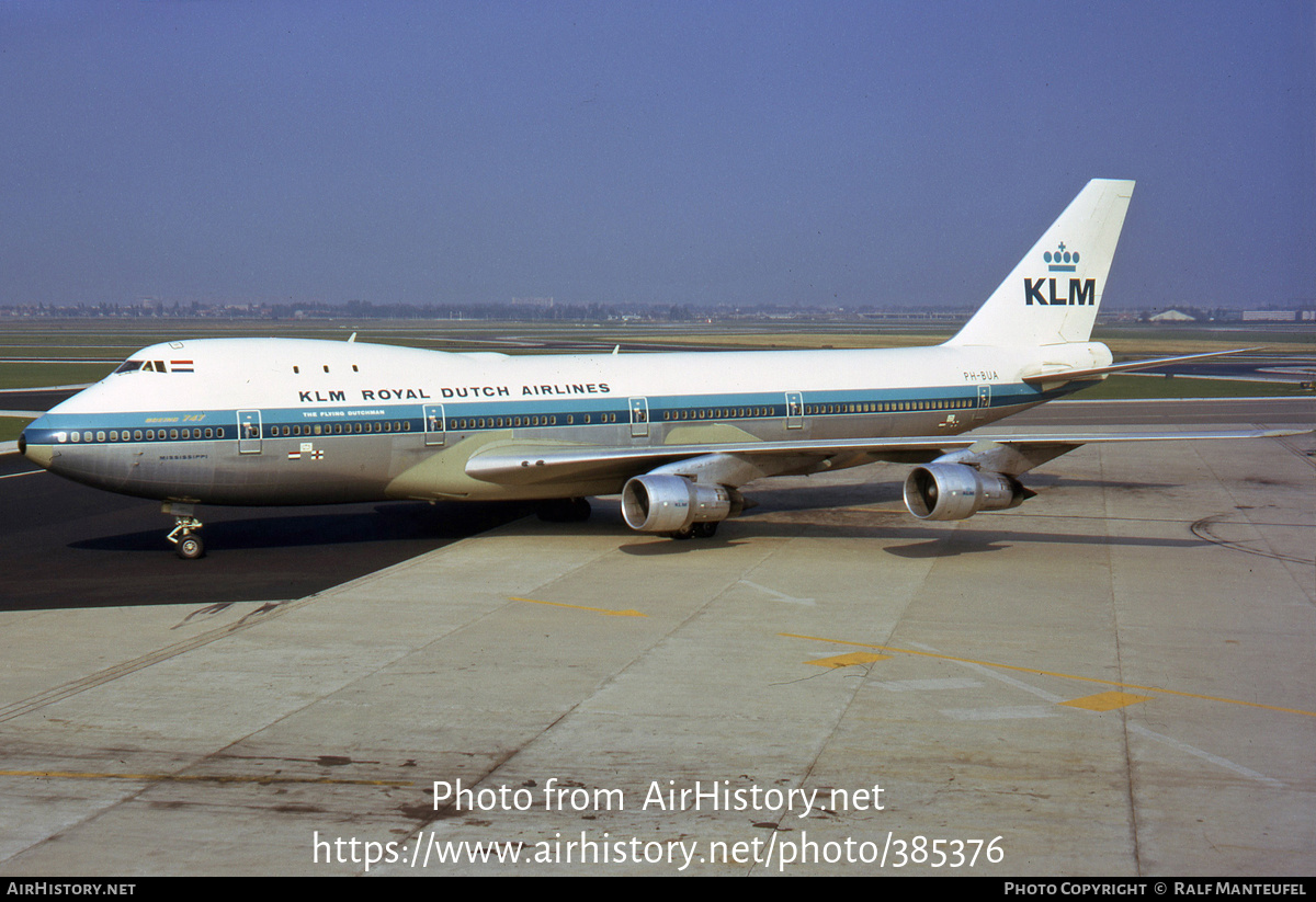 Aircraft Photo of PH-BUA | Boeing 747-206B | KLM - Royal Dutch Airlines | AirHistory.net #385376