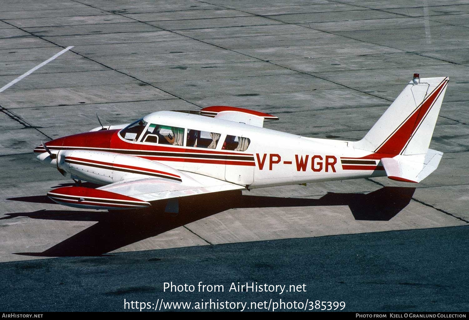 Aircraft Photo of VP-WGR | Piper PA-30-160 Turbo Twin Comanche C | AirHistory.net #385399