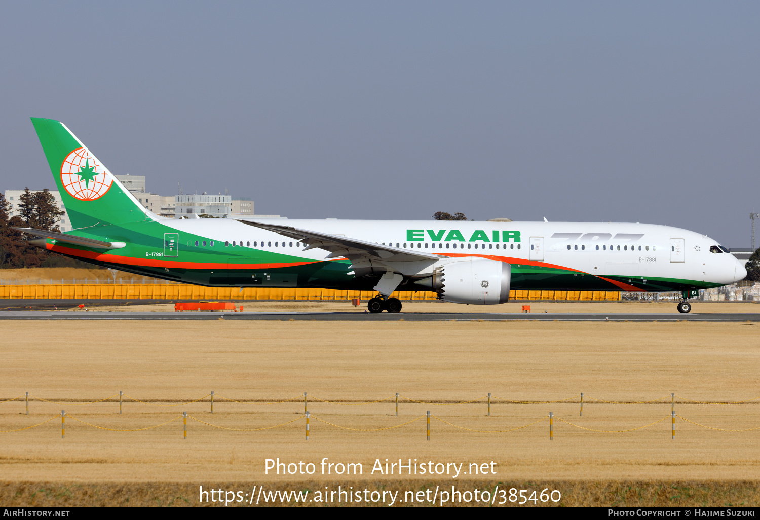 Aircraft Photo of B-17881 | Boeing 787-9 Dreamliner | EVA Air | AirHistory.net #385460