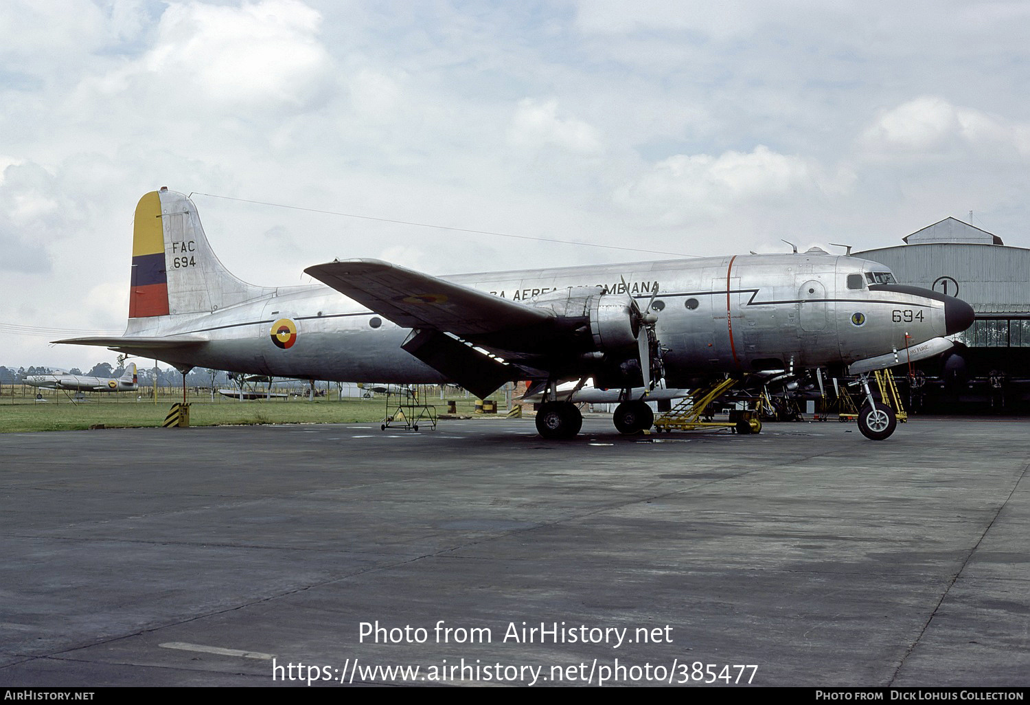 Aircraft Photo of FAC694 | Douglas C-54G Skymaster | Colombia - Air Force | AirHistory.net #385477